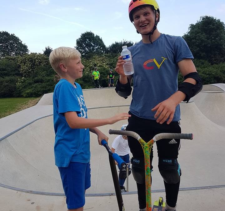 Scoot, skate and BMX at Hardie skate park